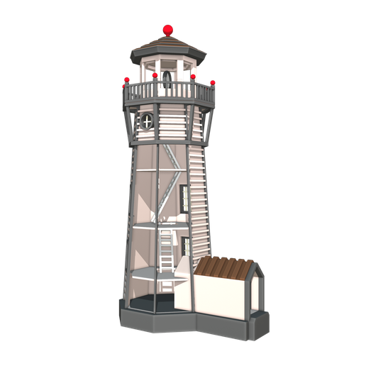 🏠 Brontons Lighthouse: Assembly Kit・ STL File for 3D printing, CNC ...