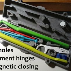 37cb1ca8-03df-4d46-9c0b-089bd3a1cd78.jpg Free 3D file Toothbrush box - travelproof・3D printer design to download