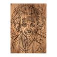 Albert-Einstein-1.jpg Albert Einstein low poly home decor wall art
