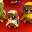 IMG_8034.jpeg FANTASTICRAFT3D - Mystic Owl flexi- Fantasy, Mystical, Wizard, D&D