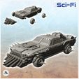 1-PREM.jpg Post-apo vehicles pack No. 1 - Future Sci-Fi SF Post apocalyptic Tabletop Scifi Machine Terrai,