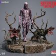 vecna-demogorgon-stranger-things-3d-model-161.jpg Vecna and Demodogs Premium Statue - Stranger Things Upside Down Masterpiece