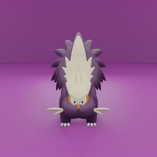 ポケモン　フィギュア 🐉 Pokemon No. 434 Stunky・ STL File for 3D printing・Cults