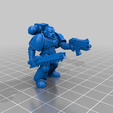 4_Sergeant.png Free STL file Angelic Space Soldiers with Heavy Weapons・Template to download and 3D print