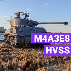 thumb.jpg Fichier 3D M4A3E8 HVSS "Fury" (Furie)・Design pour imprimante 3D à télécharger