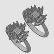 wf0.jpg Fichier STL Antique bague baguette en diamant grappes Us tailles 7 8 Modèle d'impression 3D・Modèle pour imprimante 3D à télécharger