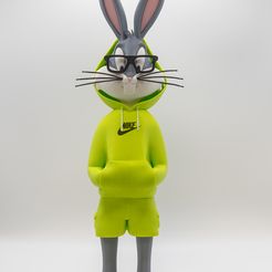 Bugs bunny urban vibes Fan art (multiparts/3mf)