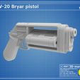 MW_20_Bryar_Pistol-3Demon_5.jpg 3D-Datei MW-20 Bryar Pistole - Cassian Andor Blaster kostenlos・Modell zum 3D-Drucken zum herunterladen