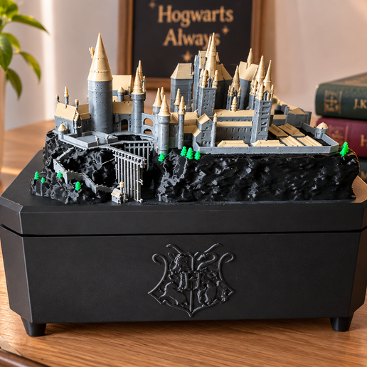 AUTOMATIC music box - Hogwarts Castle
