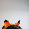 20240408_155539.jpg Fox Ears (Solo & Headbands) Multiple Designs, Multi Colored, with Holes for Earrings