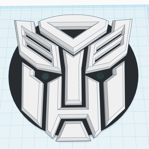 autobots logo white png