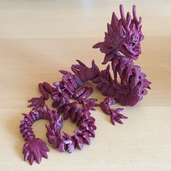 Flexi Print-in-Place Dragon impérial avec 3MF inclus !