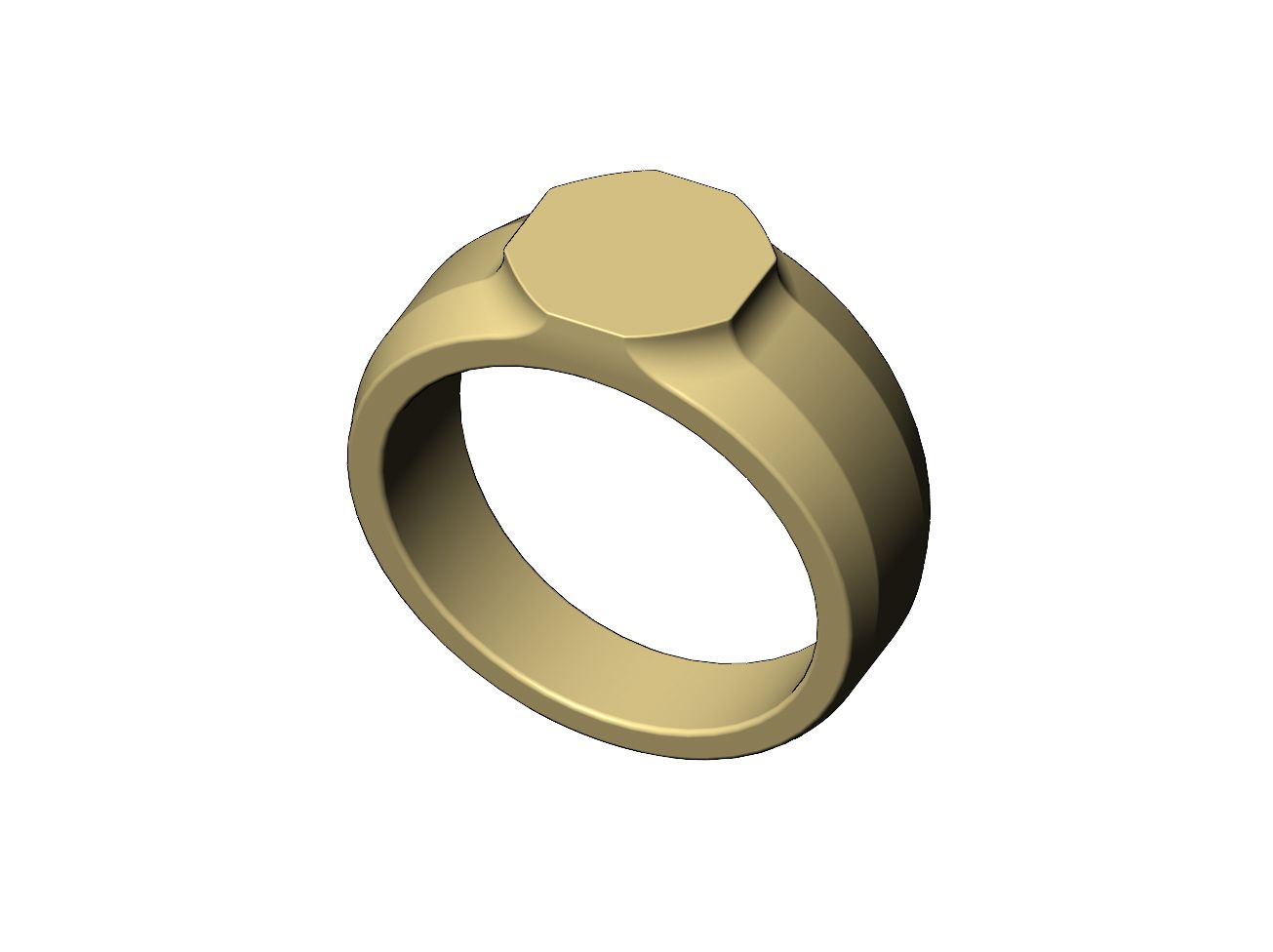 Octa-signet-ring-size5to9-05.jpg STL file Octagonal signet ring US sizes 5to9 3D print model・Template to download and 3D print, RachidSW