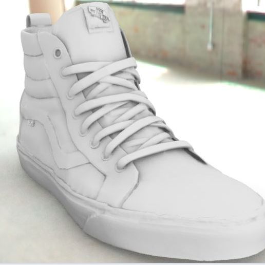 Catturab.jpg Fichier OBJ Chaussures Vans sk8 hi modèle 3d・Modèle pour impression 3D à télécharger, AA3dWorks