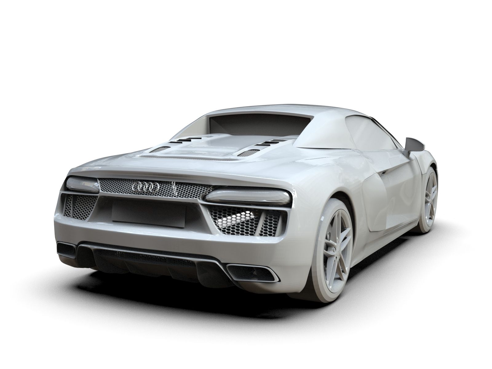 Descargar archivo STL COCHE - AUDI • Modelo para imprimir en 3D ・ Cults