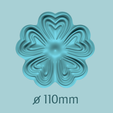 size.png Heart Flower - Molding Arrangement EVA Foam Craft