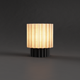 Lamps.585.png MODERN LAMP 3D Print Files STL, Minimalist Table Light, Modern Design, Easy Print, Support Free, KRAYNA