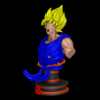 render_14.png Goku super sayajin bust - Dragon Ball Z