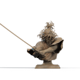 7.291.png Musashi Miyamoto Bust 3D Print