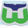 whalers.png Hartford Whalers Wall Plaque