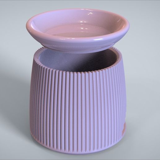 untitled.819.jpg 3D Model of Modern Incense Burner / Diffuser for Silicone Moulding