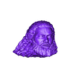 Bruiser Brody.OBJ Bruiser Brody action figure head