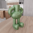untitled3.png 3D Cute Monster Vase with 3D Stl File & Flower Vase, Valentine Gift, 3D Printed Decor, Cute Vase, Small Vase, Valentine Decor, Unique Vase