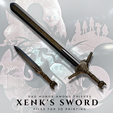 D&D HONOR AMONG THIEVES XENK’S SWORD FILES FOR 3D PRINTING Xenk's Sword (D&D Honor among Thieves)