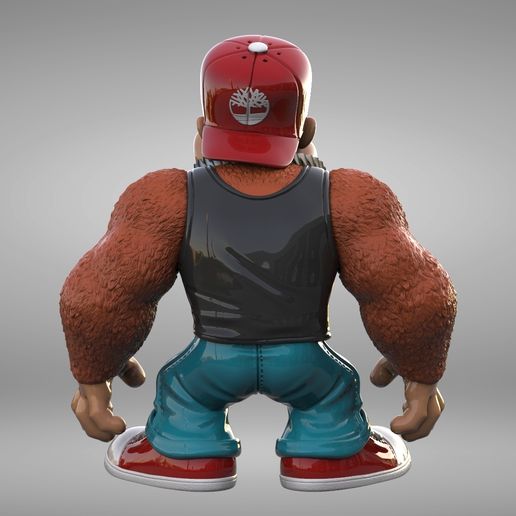 donkey-konk-3.jpg 🦍🔥 Donkey Kong - Urban Vibes - Fan Art 🔥🦍 - (Multiparts / 3MF)