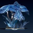 WIP14.jpg One Piece - Aokiji Kuzan Marine Admiral statue - Blue Pheasant 3D print model