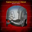 2.jpg Captain American Helmet From Marvel comics - Fan Art 3D print model