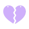 Base Corazón.stl Infinite love heart keychain
