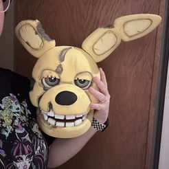 Spring Bonnie / Yellow Rabbit Mask Movie Version (FNAF / FIVE NIGHTS AT FREDDY’S)