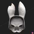 05.jpg The Huntress Mask - Dead by Daylight - The Rabbit Mask 3D print model