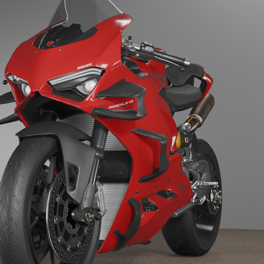 AILERONS CENTRAUX DUCATI PANIGALE V2 2021