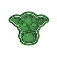 yoda-2.jpeg Baby Yoda cookie cutter / Baby Yoda Cookie Cutter