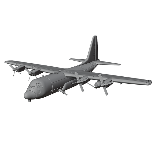 Lockheed AC-130 Spectre 3D model