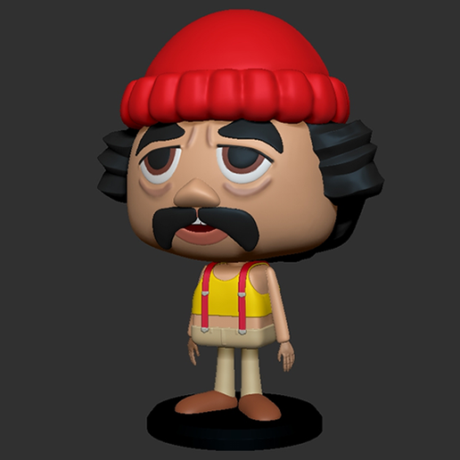 Pop Cheech - Up in Smoke - 3D model önizlemesi