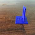 IMG_1076.JPG Free STL file table top name holder, price tag holder, business card holder・3D printable design to download