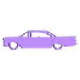 1959-chevrolet-impala-hardtop-coupe.stl Chevrolet Impala hardtop coupe key silhouette