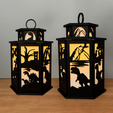 16.png Dinosaurio Linterna Lámpara Decoración Dinosaurio Tea Light Candle Holder Home Decor Lámpara