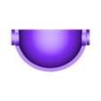 Foxy eyelid bottom R.stl FNAF Foxy  the pirate fox animatronic