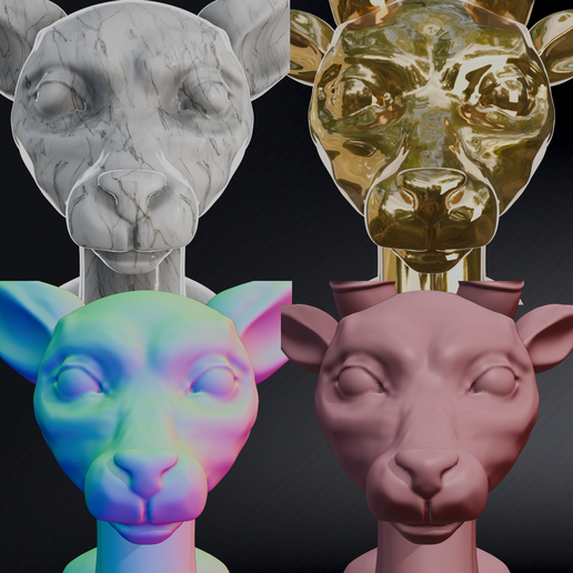 Female_Deer_and_Gazelle_Sculpture_Cover_5.png Скульптура сидящего оленя/газели 🦌