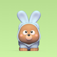 Cod116-Bear-Bunny-1.png 3D file Bear Bunny・3D printable model to download