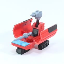 IronAccSquare1.jpg Free STL file TRANSFORMERS IRONHIDE WEAPON SET - NO SUPPORTS・Object to download and to 3D print