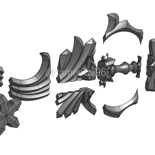 fedw.png Étoile filante de Kingdom Hearts 3 Modèle 3D Fichier STL