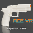 ___P226.png Cornetta ACEVR per Sig P226 - Set di pulsanti e impugnatura di ricambio per controller VR di qualità superiore