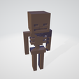 6.png steve and a minecraft skeleton