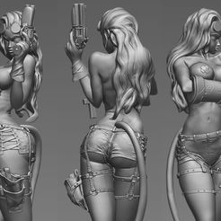 hg.jpg Archivo OBJ Hell Girl Hellgirl versión censurada・Plan de impresora 3D para descargar, paulienet