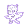 Owlette.stl STL file All high detailed cookie cutter sets (+150 cookie cutters)・3D printer model to download